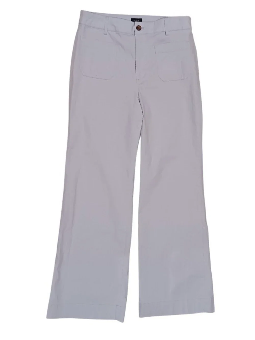 J. Crew Lizzie Wide Leg Stretch Twill Pants - Picture 6 of 8